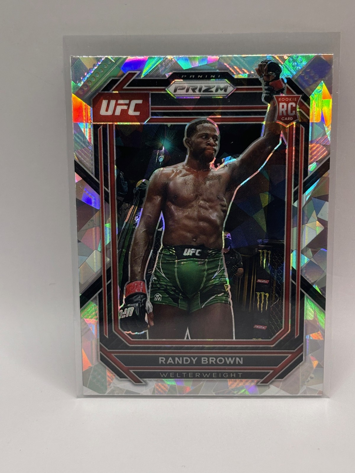 2023 Panini Prizm UFC Randy Brown Ice Prizms #106 MMA