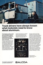 1975 Alcoa: Truck Drivers Have Always Known Vintage Print Ad