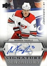 2019-20 Upper Deck #SS-WF Warren Foegele Signature Sensations