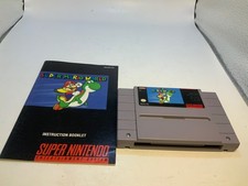 Super Mario World Super Nintendo Game with manual no box GUC