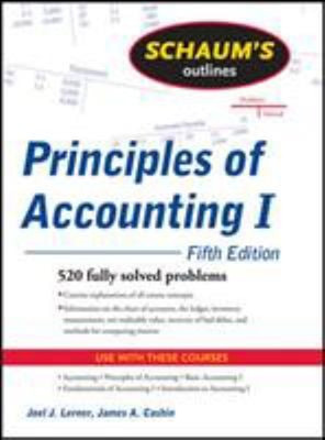 Schaum's Outline of Principles of Accounting I, Fifth Edition Pap