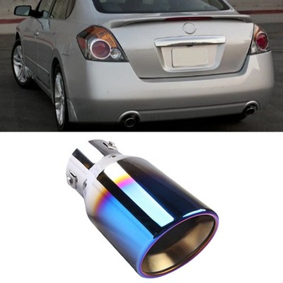 Car Exhaust Pipe Rear Tip Tail Throat Muffler Stainless For Nissan Altima 2.5L