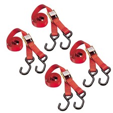 x4 Motorcycle Tie Down Straps Auto Lock Transport Bike Van Trailer 1.8M X 25mm