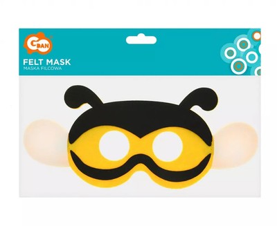 5902973171150 Ozdoba Karnawal Maska Filc Pszczółka Go Pbh Godan