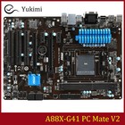 FOR MSI A88X-G41 PC Mate V2 DDR3*2 32GB AMD VGA HDMI DVI-D ATX Ｍotherboard Test