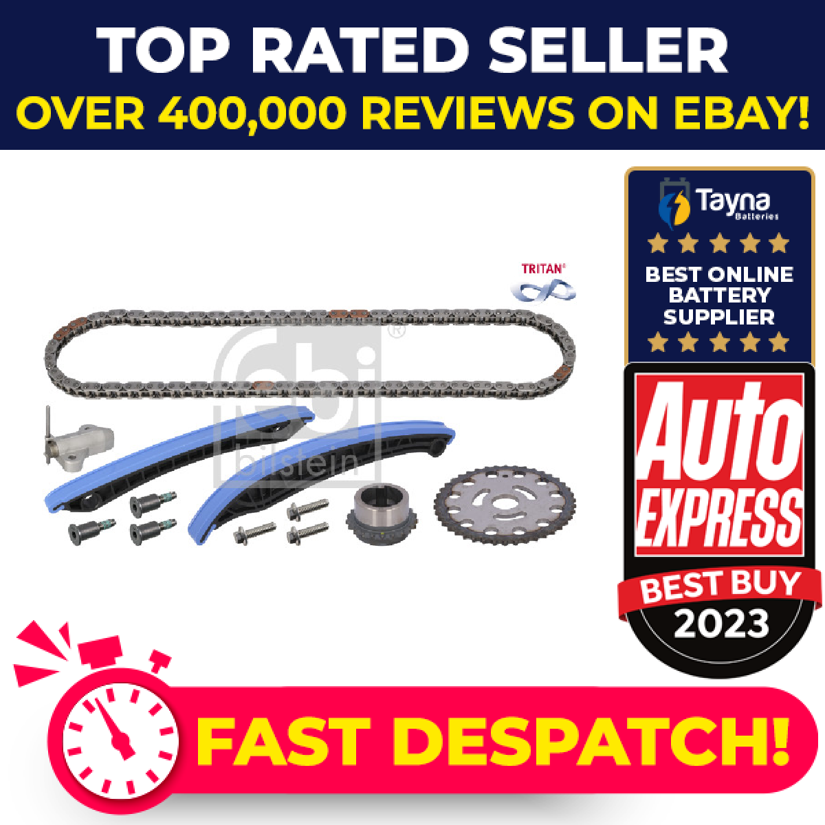 Timing Chain Kit fits RENAULT KOLEOS MK2 2.0D 2019 on 130C14807R 130285117R Febi