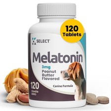 Melatonin for Dogs - Calming Aid - Adrenal Support Sleep Aid - Reduce Stress,...