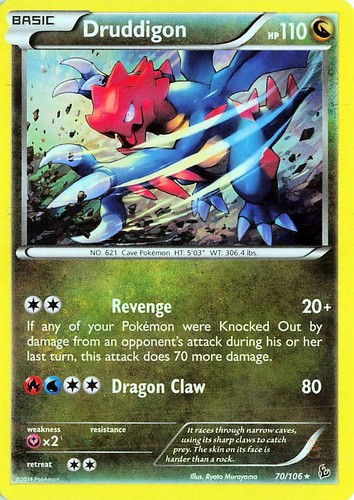 Druddigon 70/106 HOLO Flashfire NM