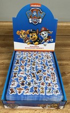 PAW Patrol Raised Sticker Sheet Nickelodeon Lot 24 Display Box Puffy Class Party