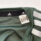 Adidas Men Activewear Top Medium Green T-Shirt Aeroready Logo 3 Stripes Athletic