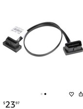 HRN-BS16S4F - Flat OBDII Extension Harness for GO Devices