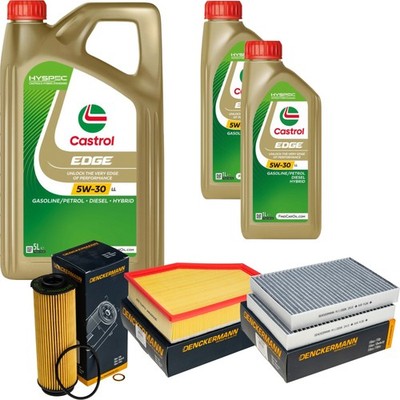 Inspektionspaket Castrol EDGE Titanium 5W-30 LL 7L für BMW X5 xDrive45e
