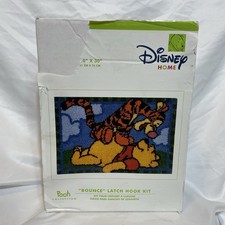 NEW Vintage Disney Home Pooh Collection Latch Hook Kit Bounce 20''x30'' Rug