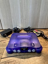 Nintendo 64 Console - N64 - PAL - Funtastic Purple Grape - plus a game