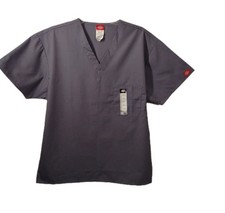 Dickies - EDS - Grey Scrub Top - Unisex Size Small - New With Tags