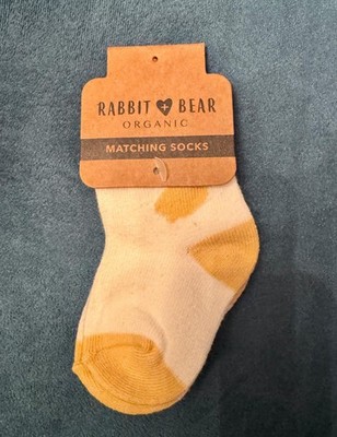 Baby Socken 6-9 Monate Rabbit & Bear Matching Socks  Neu 