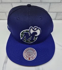 New Men's Dallas Mavericks Mitchell & Ness Liberty Fit Snapback Hat Size OSFA