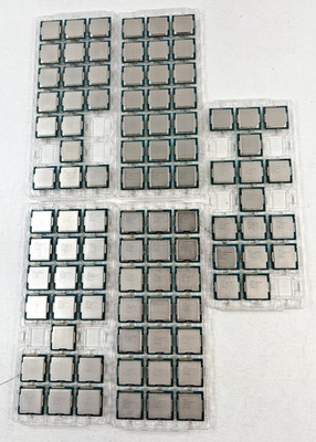 Mixed Lot of 102 Intel i5 CPUs Processors 3rd Gen/ 4th Gen/ 7th Gen