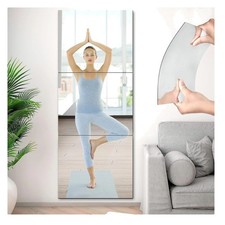 Set of 3 Frameless 20x24 Inch Acrylic Mirrors - Shatterproof Wall Stickers