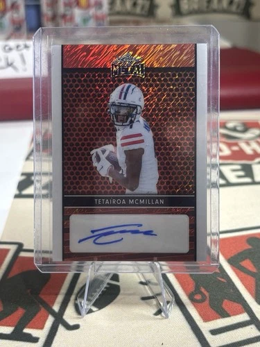 2024 Leaf Metal- Leaf Autos Tetairoa McMillan #LA-TMM Orange Shimmer /10