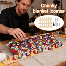 35In Chunky Yarn Loom for Large Knitting Blankets DIY Crafts