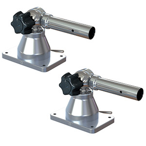 TACO Marine TACO GRAND SLAM 170 OUTRIGGER TOP MOUNTS 1-1/8" (PAIR)