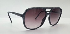 Vintage P1304 Gray Pilot Marble Sunglasses Frames Taiwan