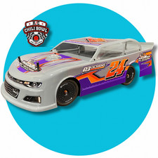 SHARK RC Bull Shark 1/10 Buggy OutLaw Street Stock CLEAR Body Chevy Camaro SHK-B