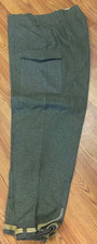 Vintage Swedish Military Pants 1941 WWII Wool 108 Triple Crown CARGO pnt