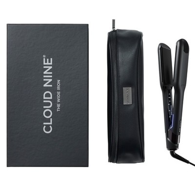 CLOUD NINE The New Wide Iron Haarglätter | Schwarz | UK Kostenloser Versand