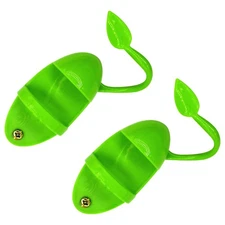 2 Pcs Parrot Stands Bird Feeding Tool Plastic Metal Pet Supplies Accessories