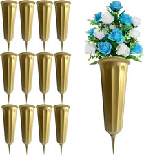 Cemetery Vases for Grave Flower Holder for Cemetery Plastic Cemetery Vases with