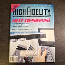 1989 • High Fidelity Magazine  • MAY • VG CONDITION Denon 20 Bit NAD's #HF12