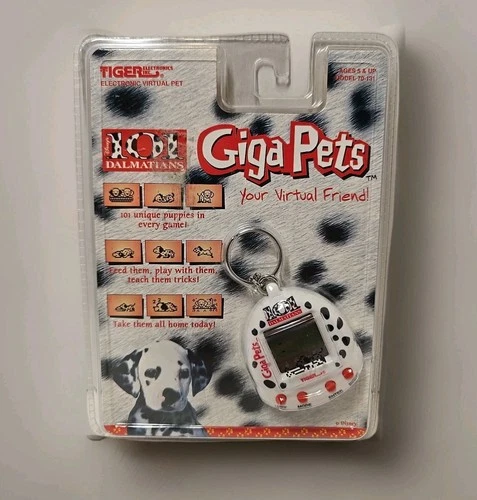 Factory Sealed NEW Vintage Disney 101 Dalmatians GIGA PET Virtual Friend 1997