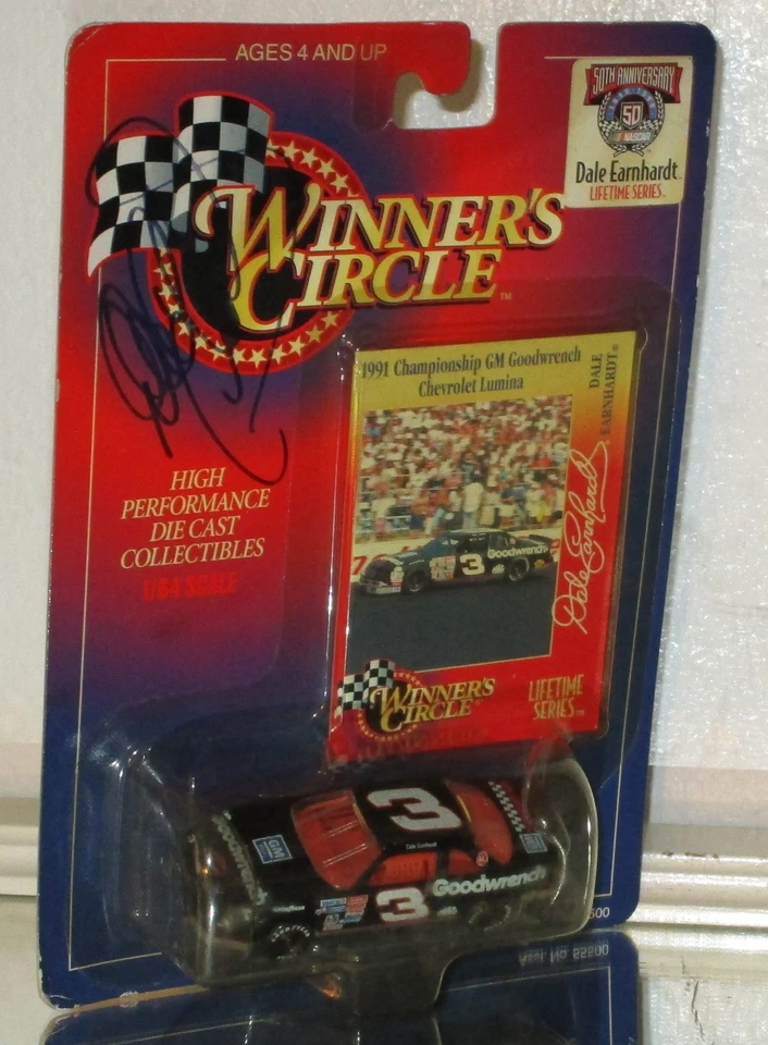 1991 DALE EARNHARDT #3 GM OODWRENCH CHAMPIONSHIP AUTOGRAPHED 1/64 CAR W/COA - Image 4 of 4