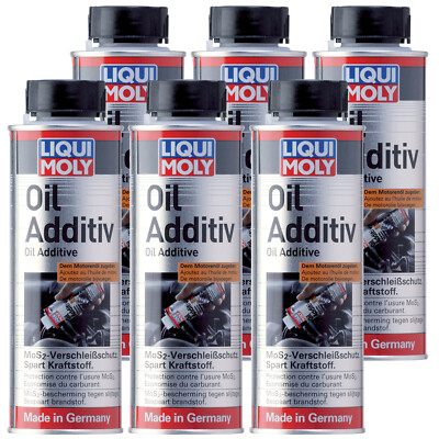 Liqui Moly Oil Additiv Motoröl-Zusatz 1012 6x 200ml Verschleißschutz MoS2