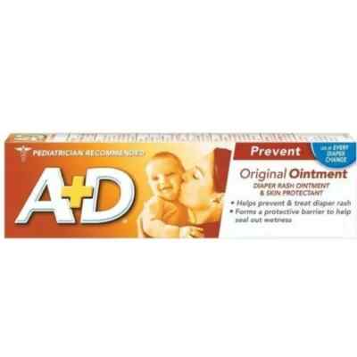 A+D Original Diaper Rash Ointment & Skin Protectant Paraben Free 4 Oz Pack of 3