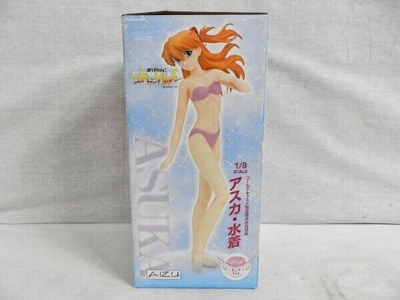 AIZU Evangelion Asuka 1/8 Figure Pink Swimsuit Ver. Cold Cast 2007