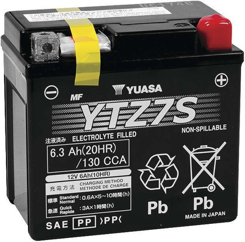 Yuasa GRT/YTZ Battery For Honda CRF450X 2010 YUAM727ZS