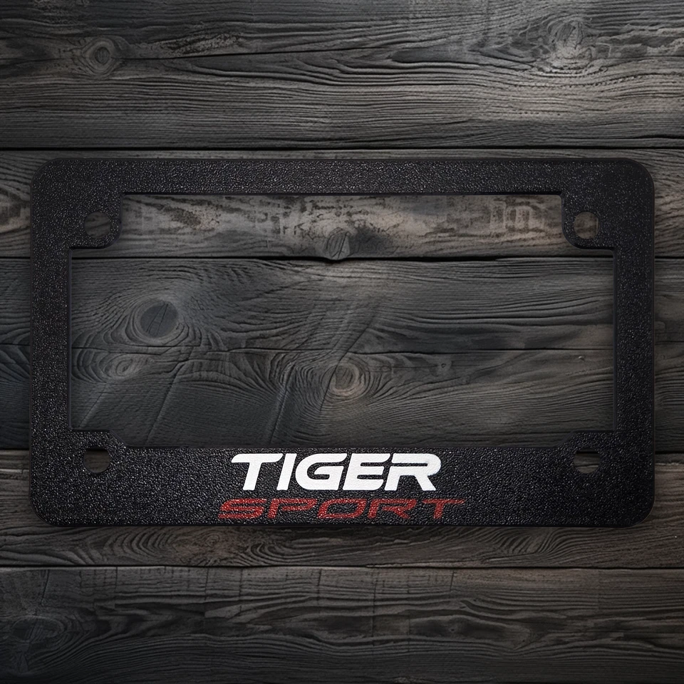 Marco de matrícula de motocicleta con textura para Triumph Tiger Sport (TODOS LOS AÑOS) Foto 2 de 2