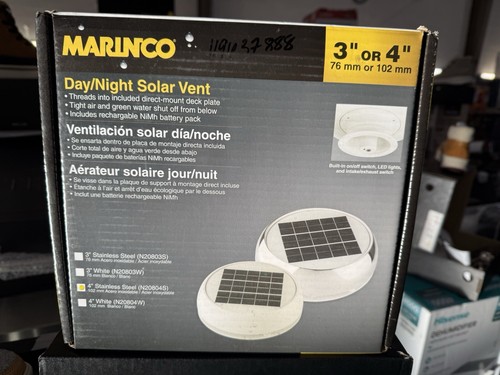 3' TAG/NACHT SOLARENTLÜFTER - EDELSTAHL - Bild 1 von 6