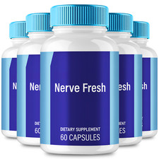  5 Pack Nerve Fresh Advanced Cognitive Pills for Nerve Health  Function