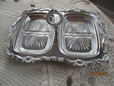Serving Dish With Removeable Glass Trays