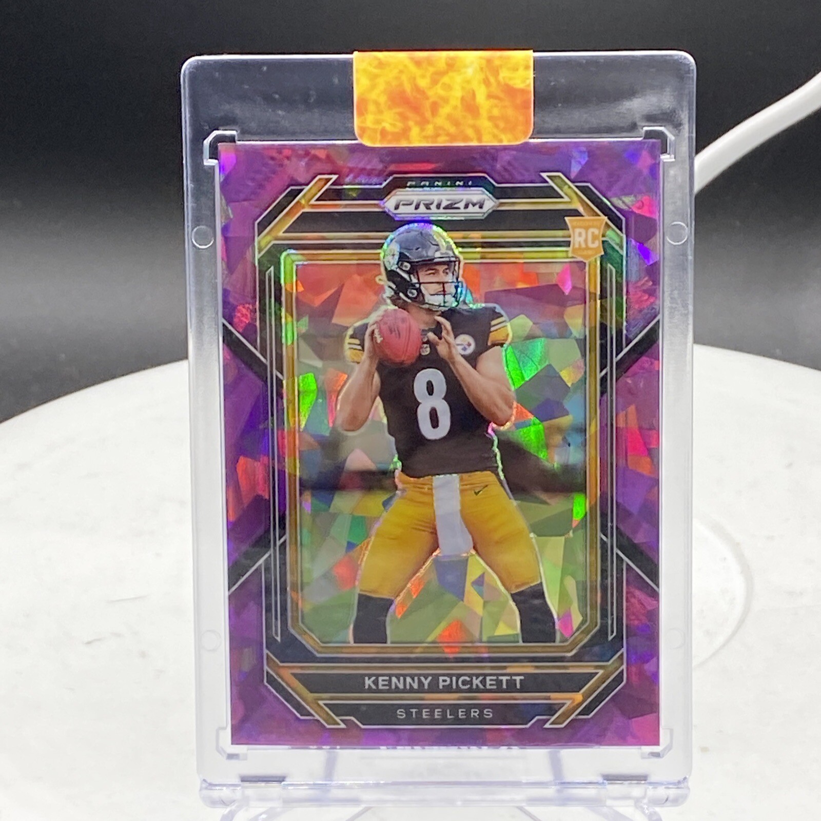 Kenny Pickett Panini Prizm #301 Purple Ice