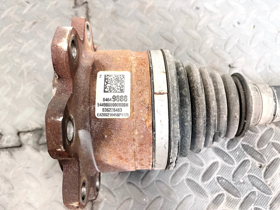 20-22 GMC SIERRA 2500 3500 HD PASAJERO DELANTERO DERECHO EJE LATERAL DERECHO EJE DE TRANSMISIÓN OEM Foto 3 de 3