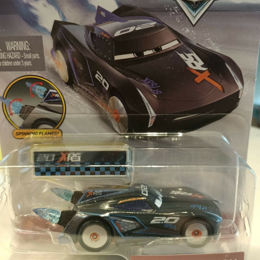 Disney Pixar Cars - Rocket Racing Jackson Storm with BlastWall Official Diecast