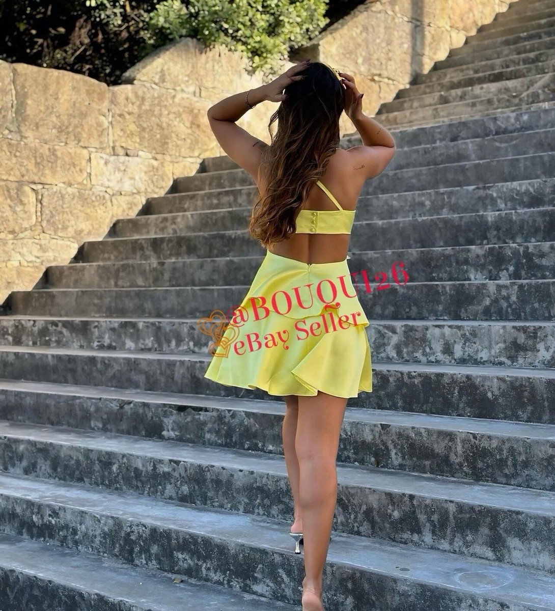 zara yellow satin dress GATHERED SATIN EFFECT MIDI DRESS - Light yellow