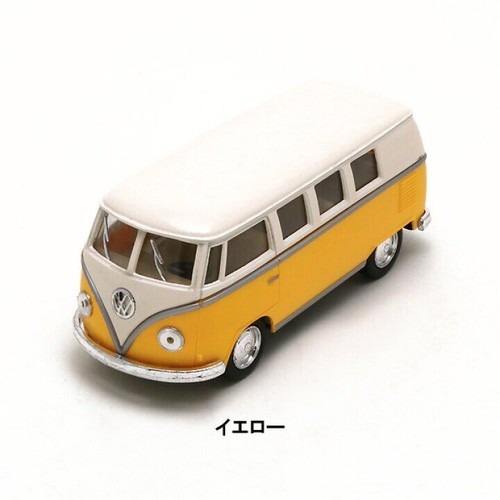 5" Kinsmart VW 1962 Volkswagen Classic Bus Diecast Pull Back Mini Car 1:32 Toy - Picture 9 of 12