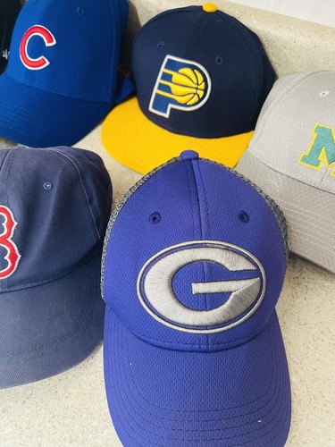 Lot Of 7 Youth Various Sports SnapBack~Adj~Fitted~2 NWT~Great Shape - Picture 4 of 9