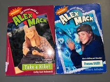 The Secret World of Alex Mack Paperback Book Lot of 2 Vintage 1996 Nickelodeon